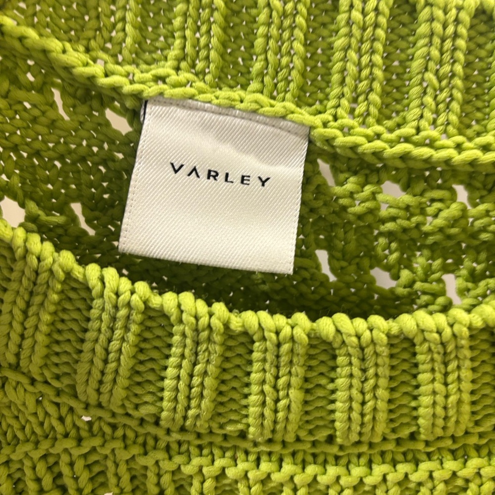 Varley Vibrant Green Knit Top